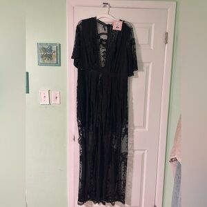 Showpo Black Lace Romper